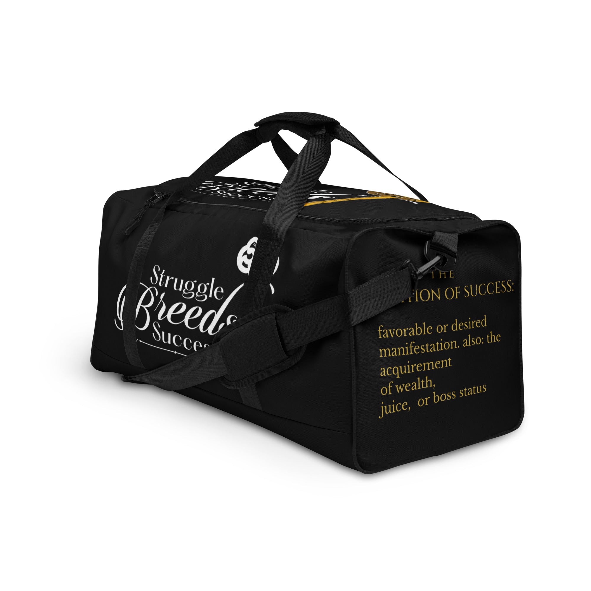 Official Struggle Breeds Success Duffle bag- Black